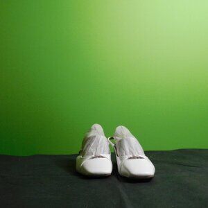 8.5 SIZE Sam Edelman Women's Tarra Pump Bright White Patent